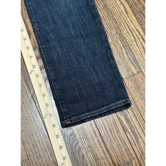 FRAME Jeans Women's Size 27 Blue Denim Casual Straight Leg Flat Front NWOT - Picture 2 of 7